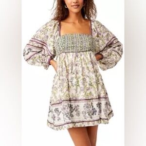 Free People Endless Afternoon Mini Dress size small, new without tags
